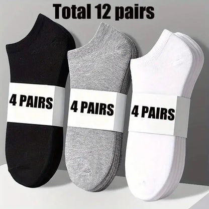 Men's Casual Socks Soft Breathable Low Cut Everyday Socks