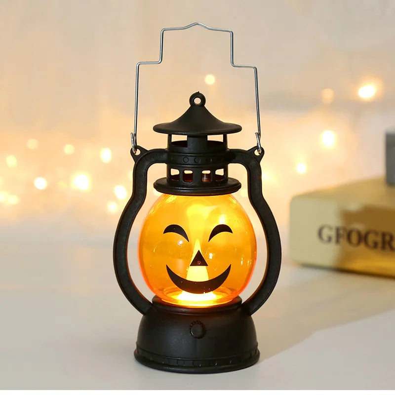 Halloween Pumpkin Lantern LED Hanging Light for Party Decor