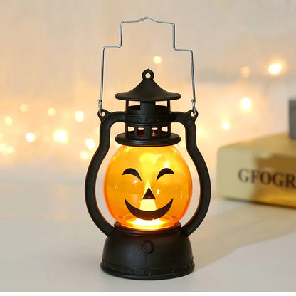 Halloween Pumpkin Lantern LED Hanging Light for Party Decor
