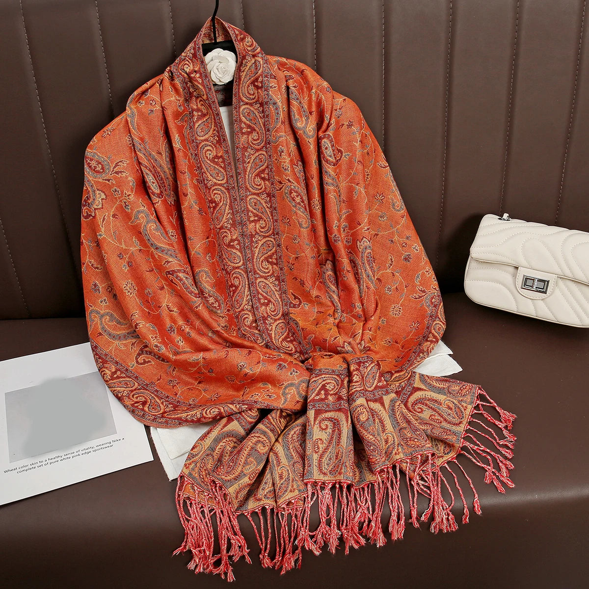 Women's Winter Scarf, Soft Pashmina Shawl Wrap