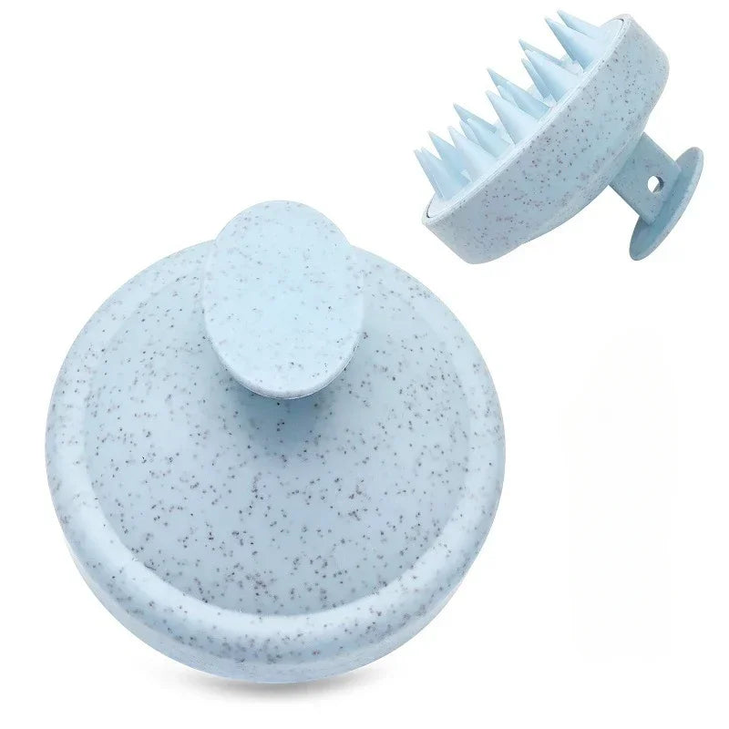 Silicone Shampoo Brush Scalp Massage Hair Washing Brush