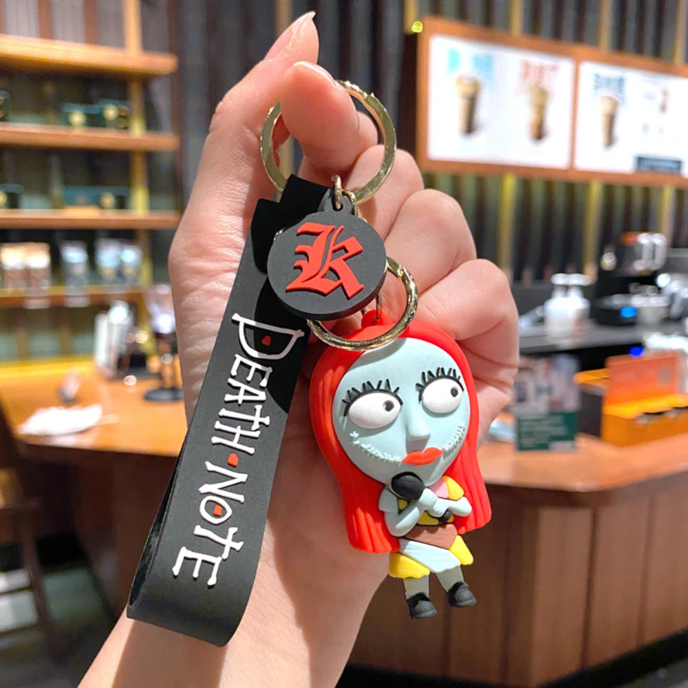 Halloween Cartoon Keychain Silicone Spooky Backpack Accessory