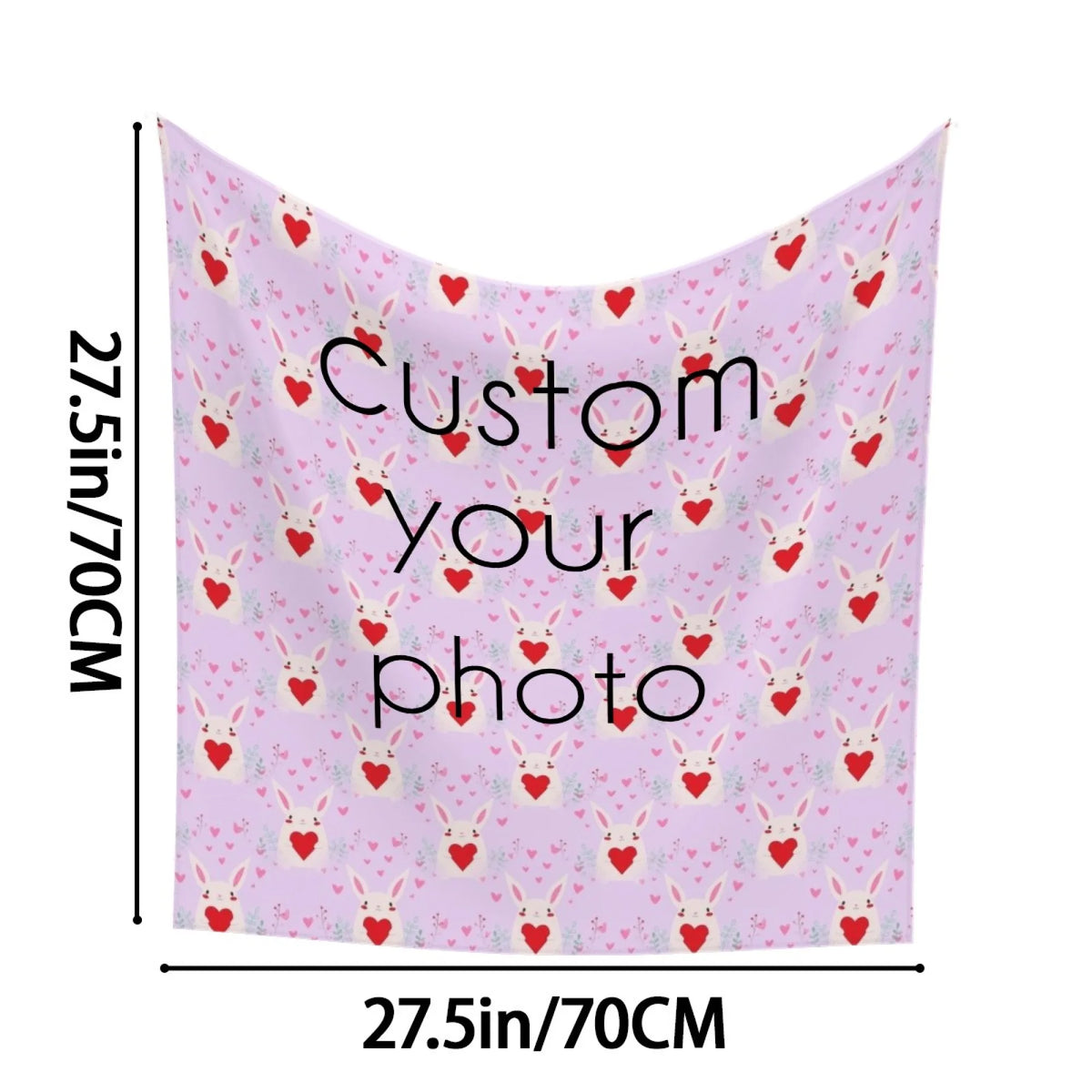 Personalized Women's Scarf – Custom Printed Fashion Accessory