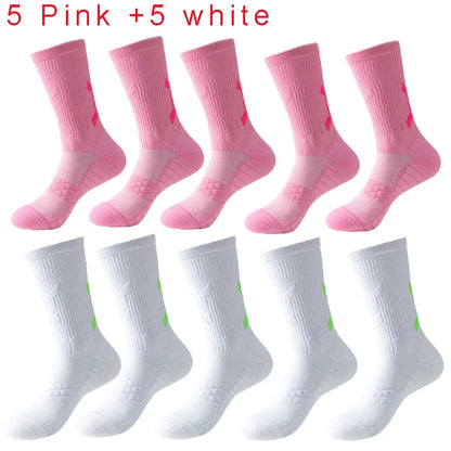 Men's Basketball Socks with Thick Bottom for Sports & Training