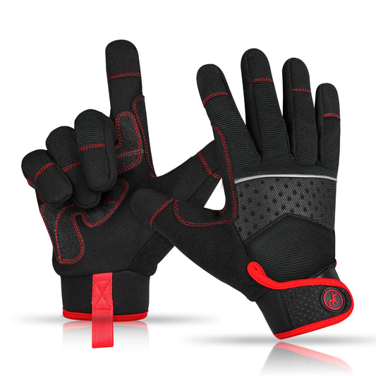 Work Gloves Touchscreen Anti-Slip Utility Gloves for Men