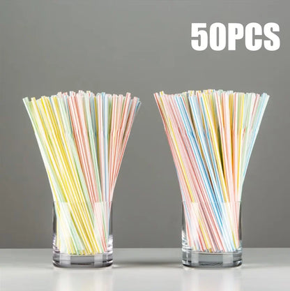 Reusable Drinking Straws Multicolor Bendable Party Straws