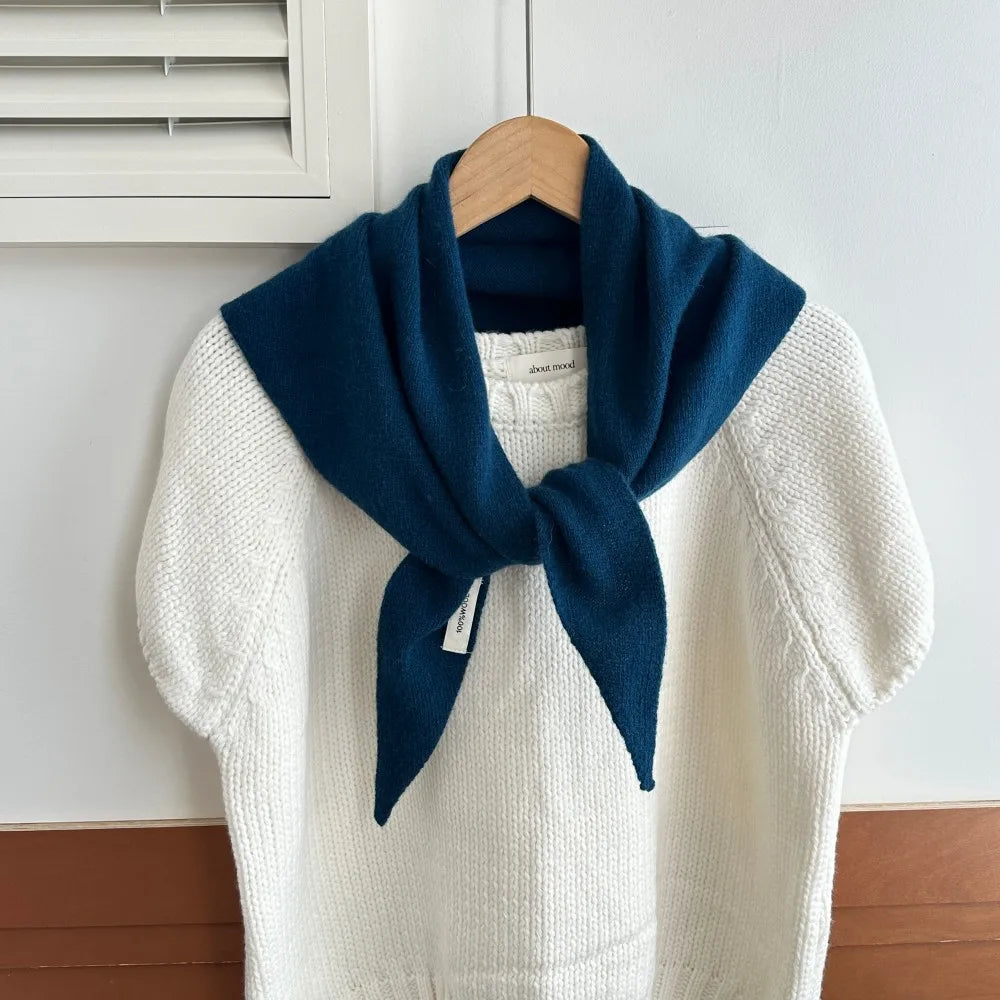 Scarf for Women – 100% Wool Warm Knit Winter Shawl
