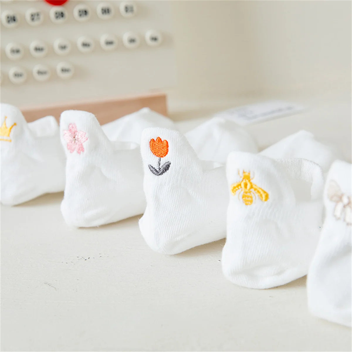 Women’s Ankle Socks, 5 Pairs Breathable Cute Low Cut Short Socks