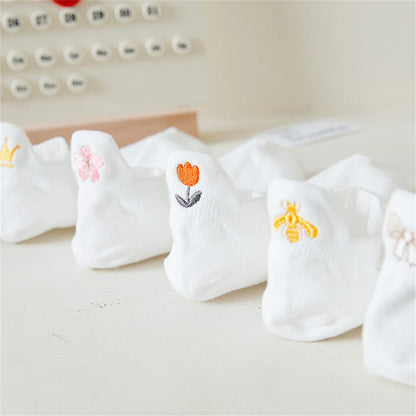 Women’s Ankle Socks, 5 Pairs Breathable Cute Low Cut Short Socks