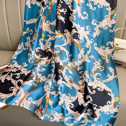 Women's Polyester Scarf, Soft Long Shawl for Beach & Everyday Wear