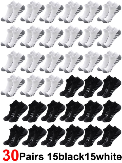 Athletic Ankle Socks – Cushioned Breathable Running Sports Socks