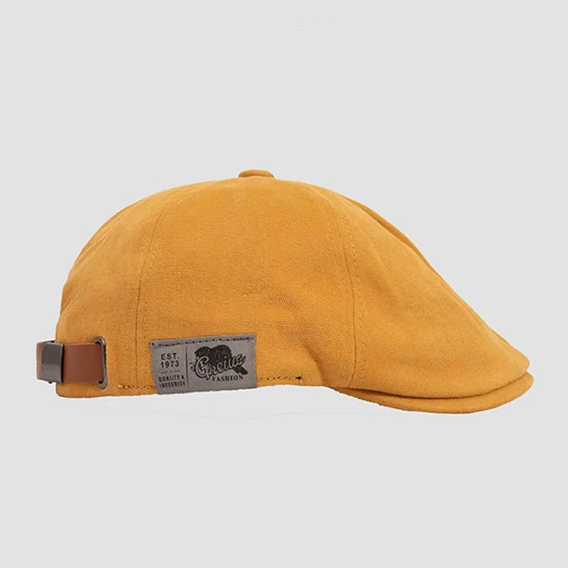 Men's Ivy Cap Cotton Flat Newsboy Hat Classic Winter Style
