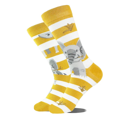 Funny Men's Socks Cotton Novelty Crew Socks Unisex