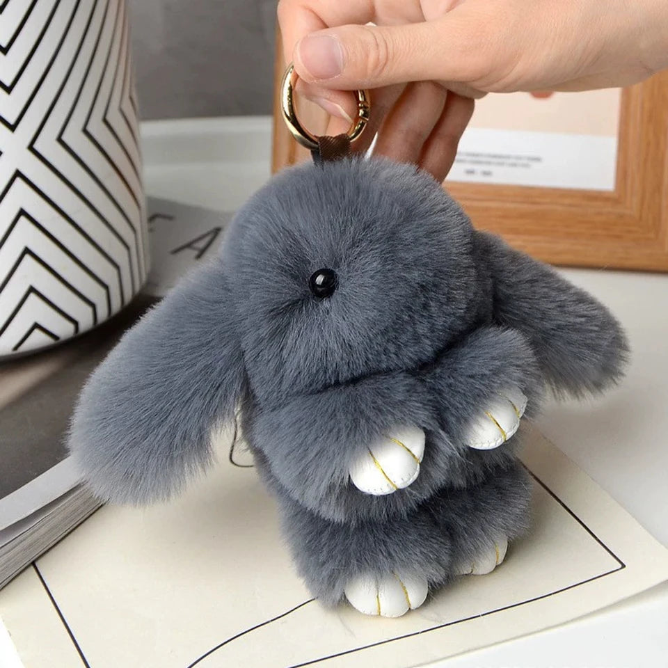 Rabbit Plush Keychain 15cm Cute Bag Charm