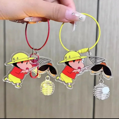 Anime Acrylic Keychain Cute Character Bag Charm for Backpacks