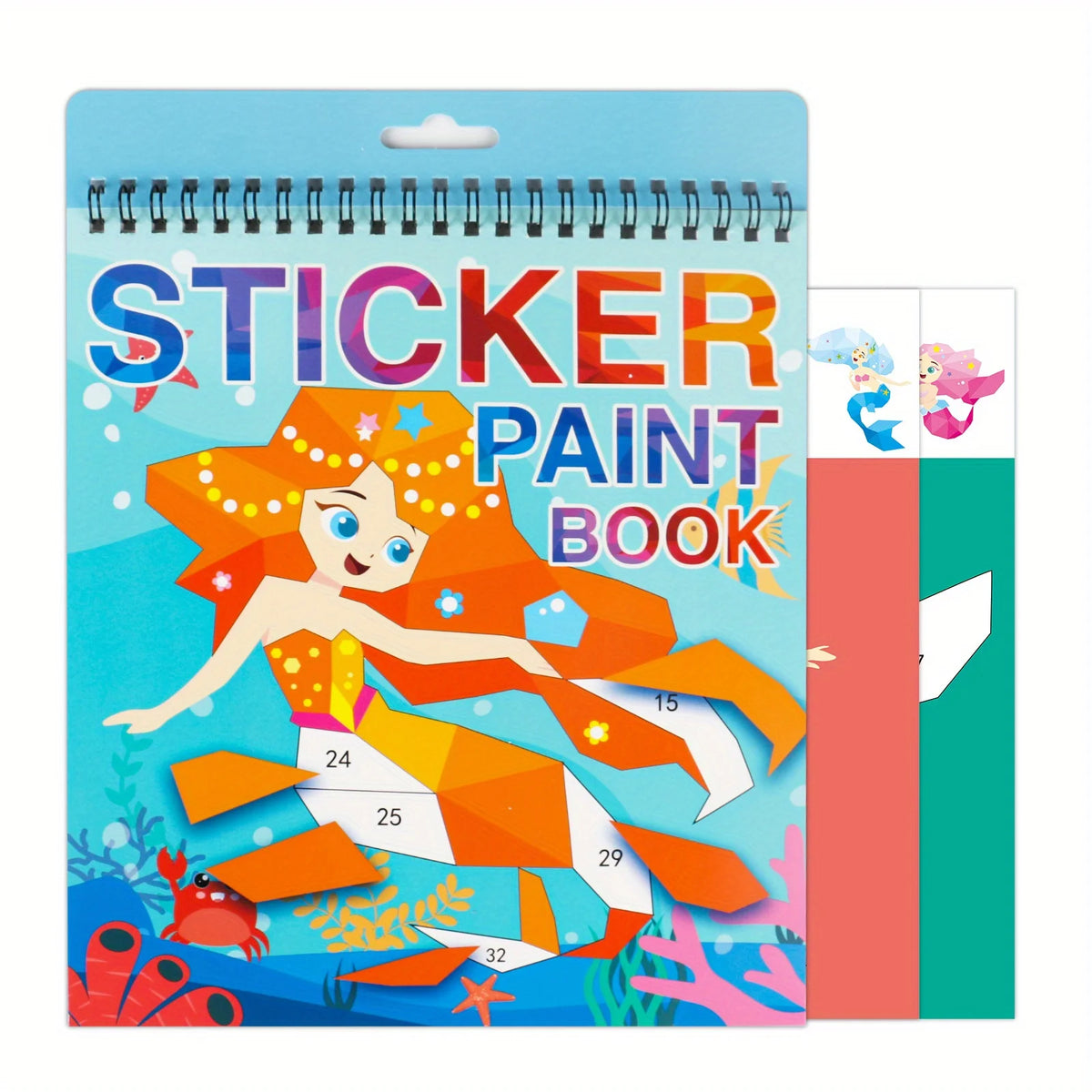 Sticker Activity Book for Kids, Sticker by Number Travel Toy
