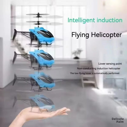 Mini RC Helicopter Rechargeable Remote Control Flying Toy