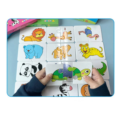 Montessori Matching Cards, Educational Puzzle Toy for Toddlers