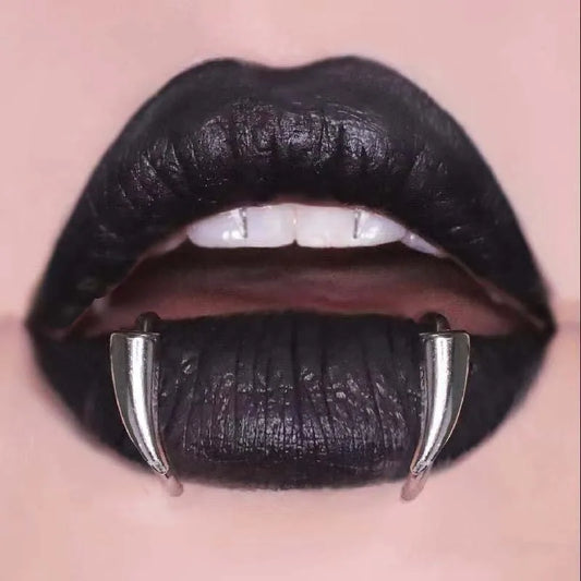 Fake Tooth Grillz, Stainless Steel Punk Dental Jewelry for Women