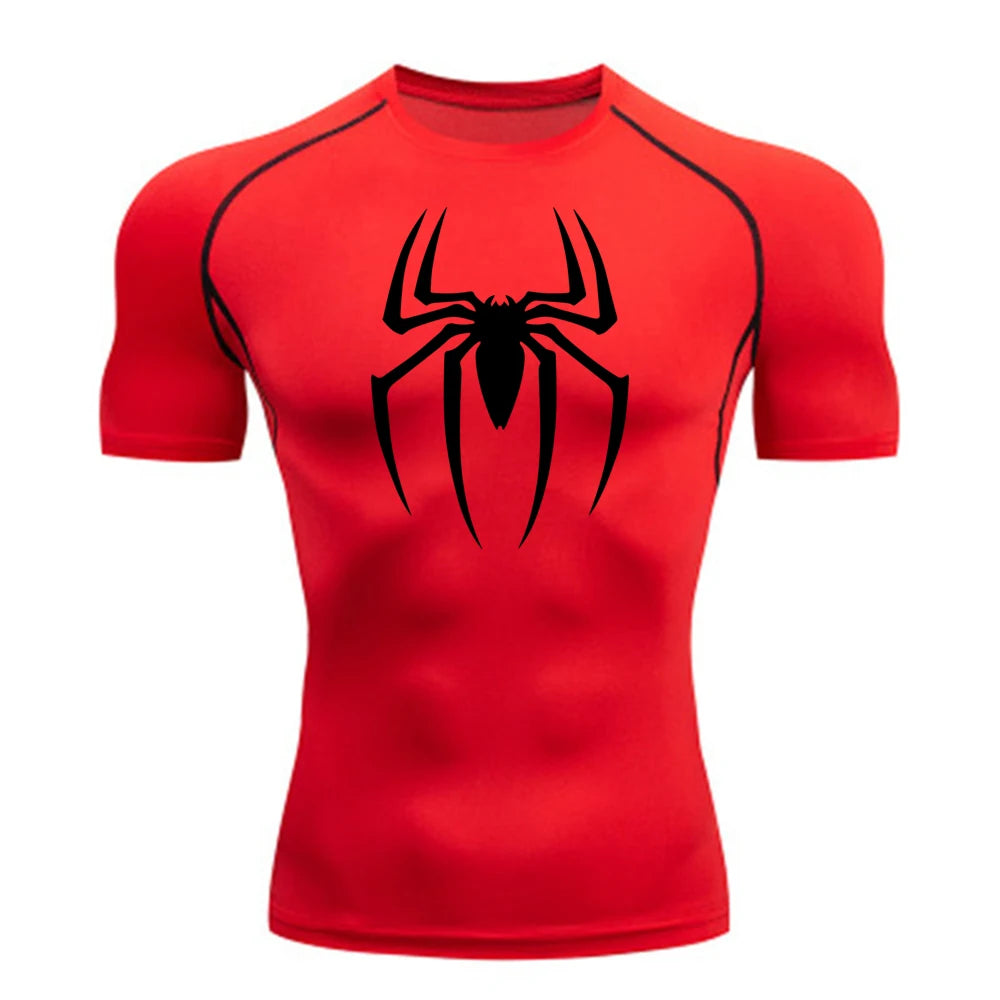 Men's Compression Shirt Quick Dry Short Sleeve Gym Running Top