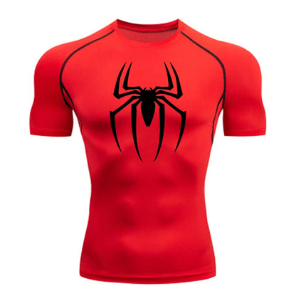 Men's Compression Shirt Quick Dry Short Sleeve Gym Running Top