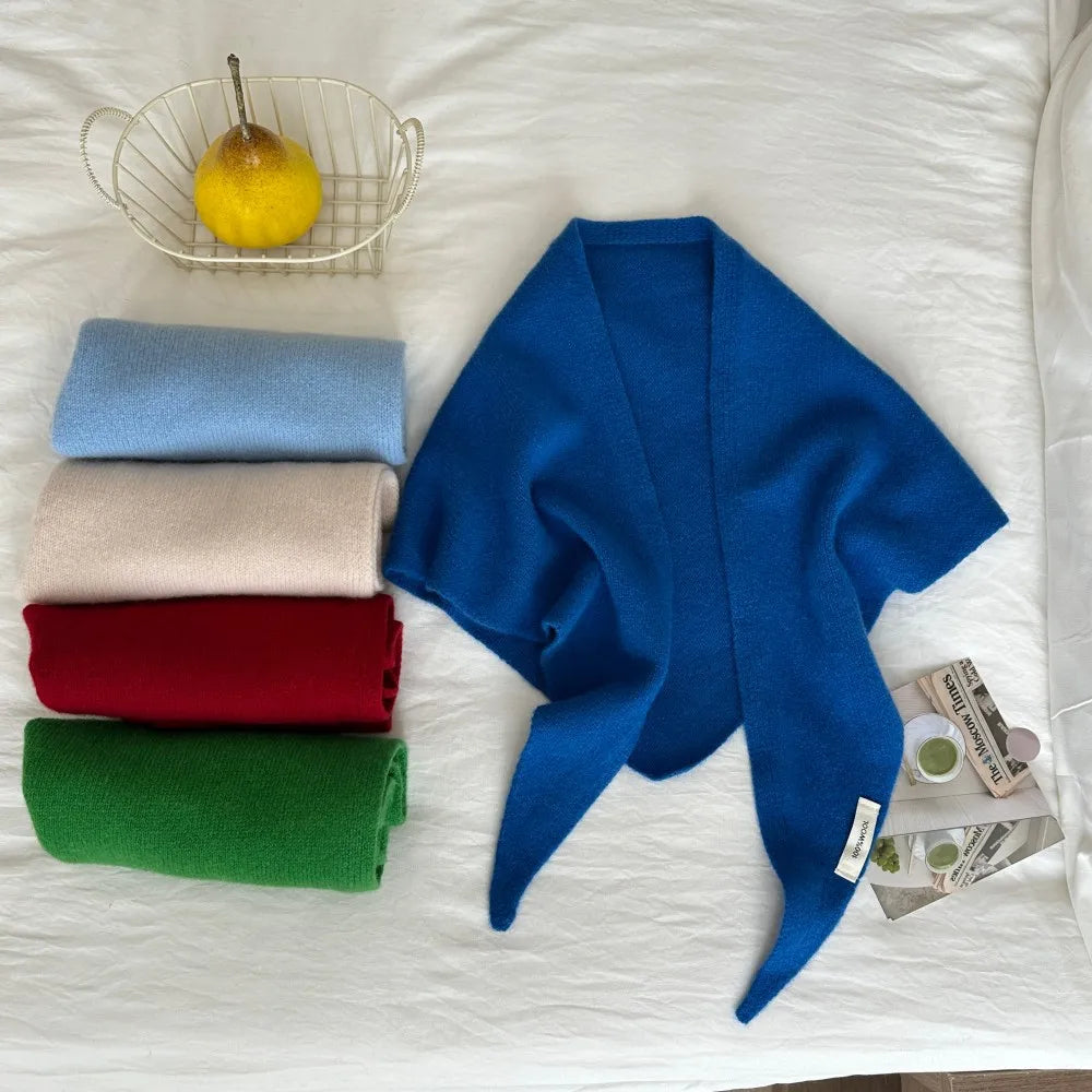 Scarf for Women – 100% Wool Warm Knit Winter Shawl