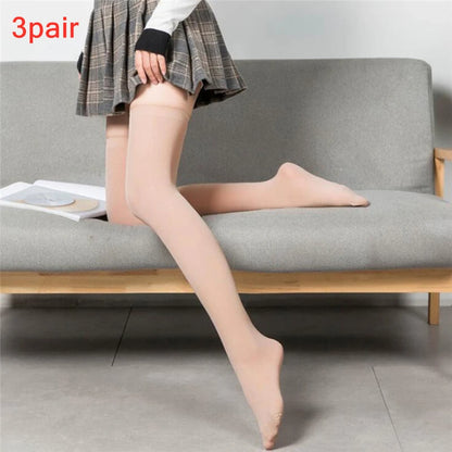Women's Over The Knee Socks, Striped Long Tube Stockings