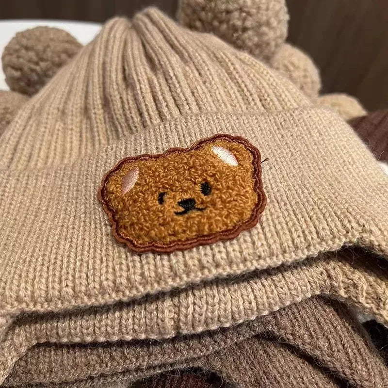Baby Winter Hat – Warm Knit Bear Ear Hat for Kids