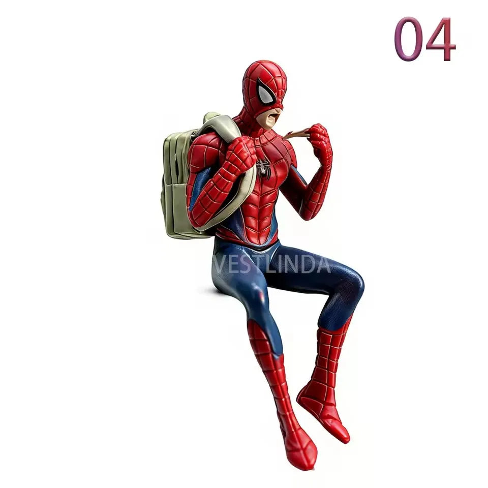 Mini Superhero Action Figure 7-9cm Desktop Collectible