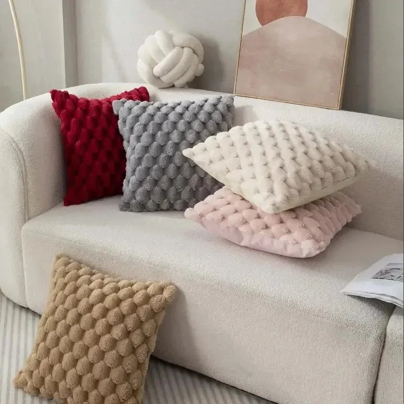 Decorative Pillowcase 18x18 Plush Throw Pillow Cover
