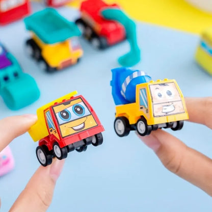 Mini Pull Back Cars – Construction Vehicle Set for Kids
