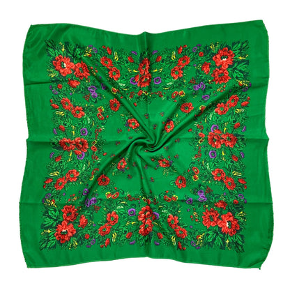 Women's Square Scarf, 70×70cm Printed Head Scarf and Bandana