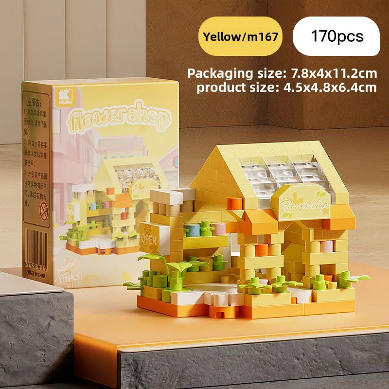 Christmas Building Blocks Set – Santa & Reindeer Micro Bricks