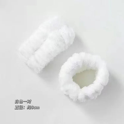Face Wash Wristbands 2-Piece Set Water Absorbent Sweatbands