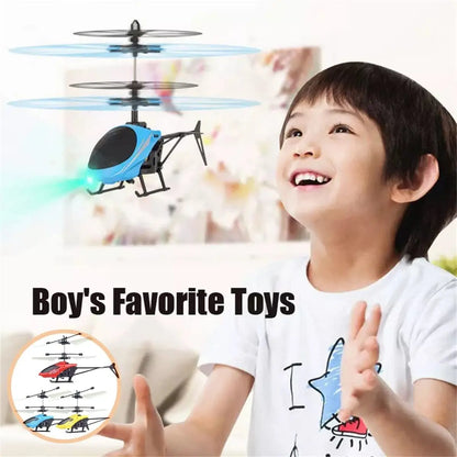 Mini RC Helicopter Rechargeable Remote Control Flying Toy