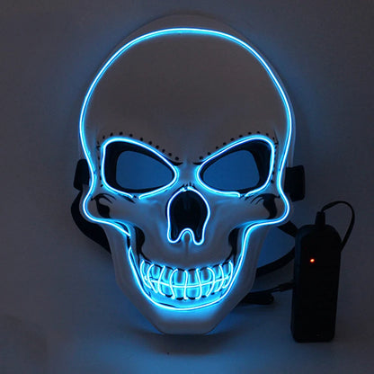LED Halloween Mask – Glowing Skull Full Face Costume Mask