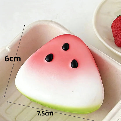 Watermelon Squishy Toy Slow Rising Squeeze Fidget Stress Reliever 1-5pcs