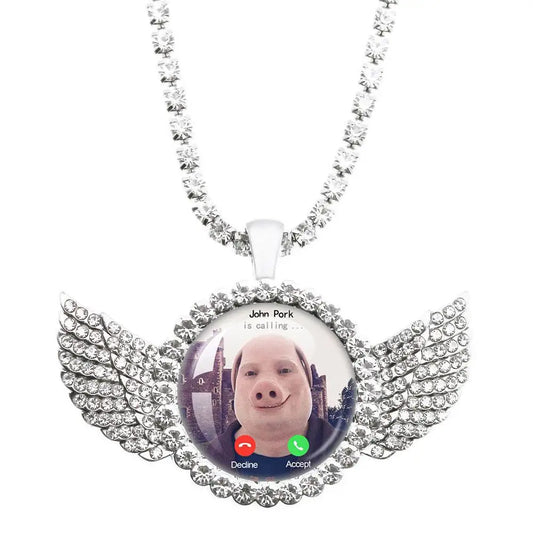 Funny Pig Pendant Necklace – Cute Animal Jewelry Gift