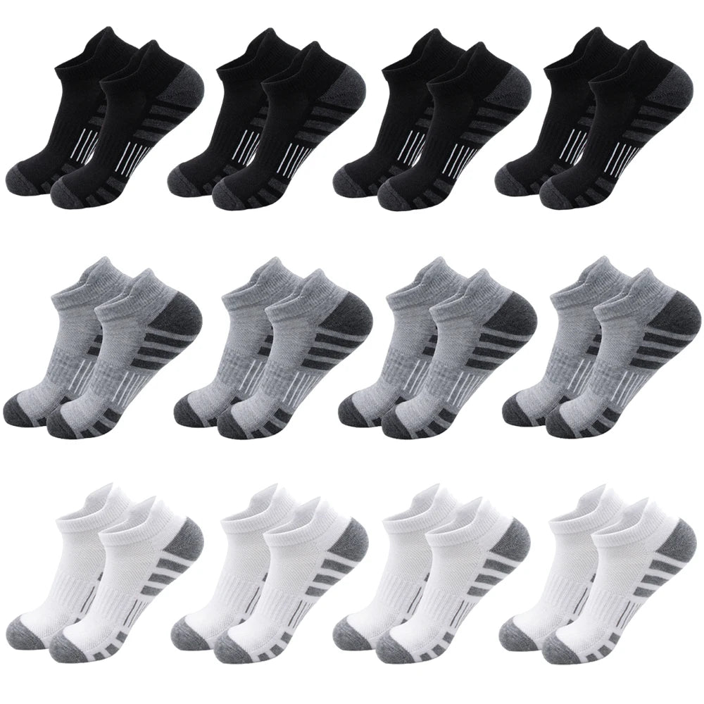 Athletic Ankle Socks – Cushioned Breathable Running Sports Socks
