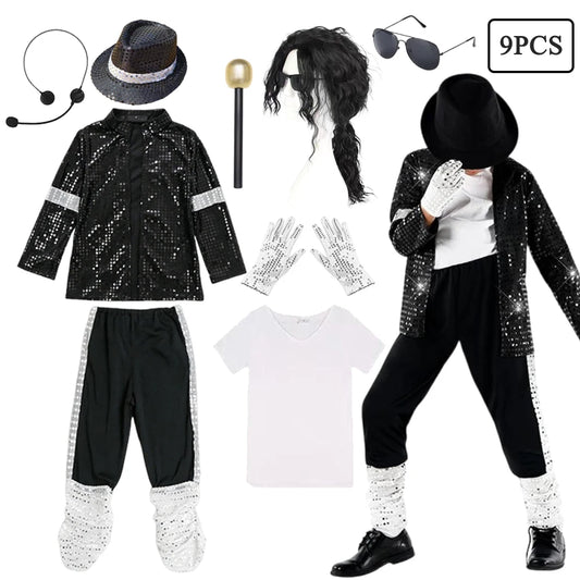 Kids Halloween Costume, Boys Dance Performance Outfit