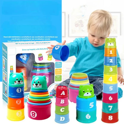 Kids Speed Stacking Game – Educational Cup Stacking Puzzle Toy