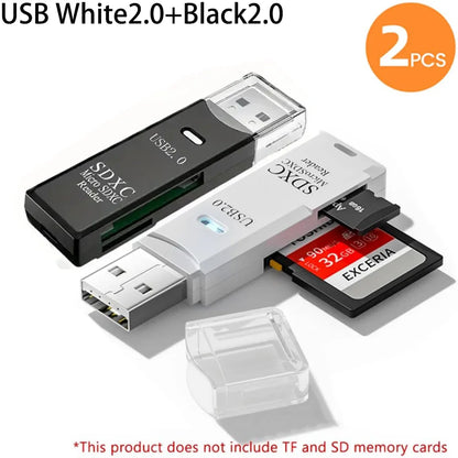 USB 3.0 Card Reader for SD and Micro SD TF Memory Cards