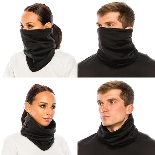 Women's Winter Scarf – Fleece Neck Warmer Ring for Outdoor Wear