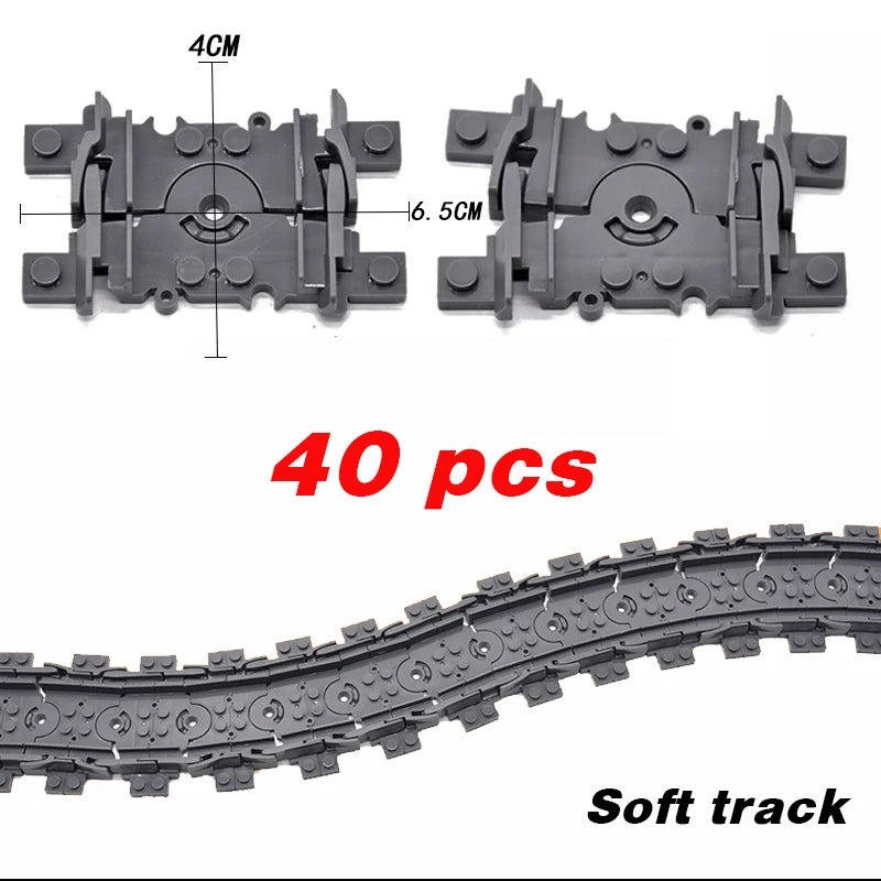 Flexible Train Tracks Set – Curved & Straight Rails for Kids
