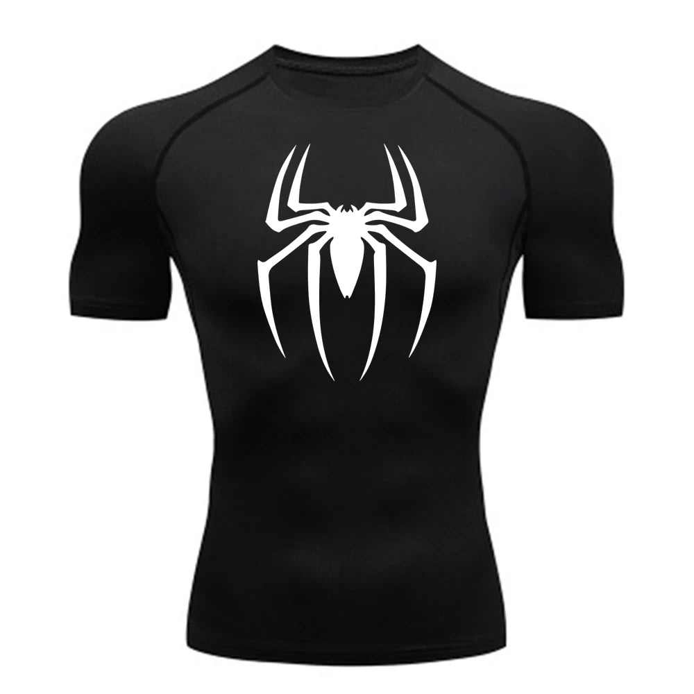 Men's Compression Shirt Quick Dry Short Sleeve Gym Running Top