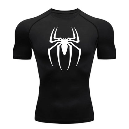 Men's Compression Shirt Quick Dry Short Sleeve Gym Running Top