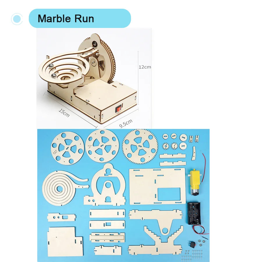 DIY STEM Science Kit Wooden Dinosaur Model for Teens