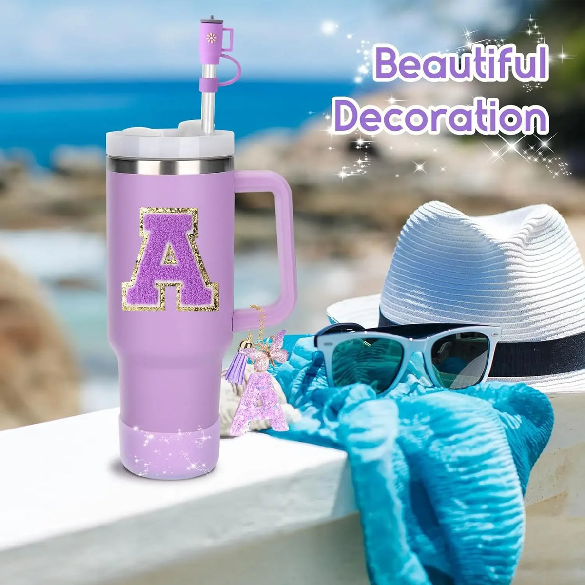 Tumbler Accessories Set – 8PCS Silicone Straw & Cup Covers