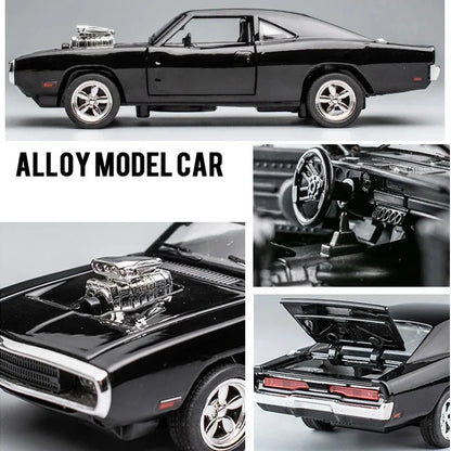 1:32 Diecast Car Model – Pull-Back Sports Car with Lights & Sound