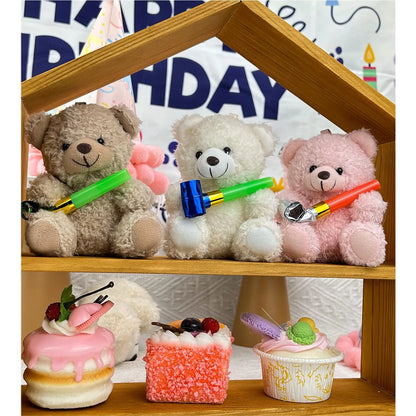 Mini Teddy Bear Plush – Small Stuffed Animal Keychain Toy